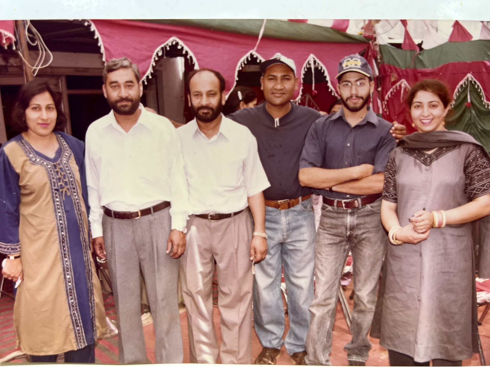 Community visit group photograph with society members