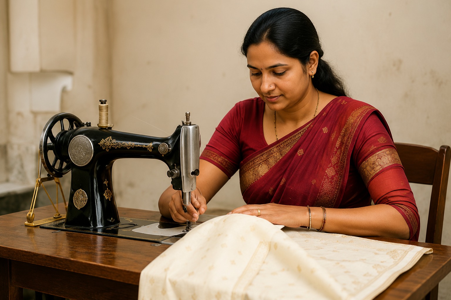 Sewing skill development training