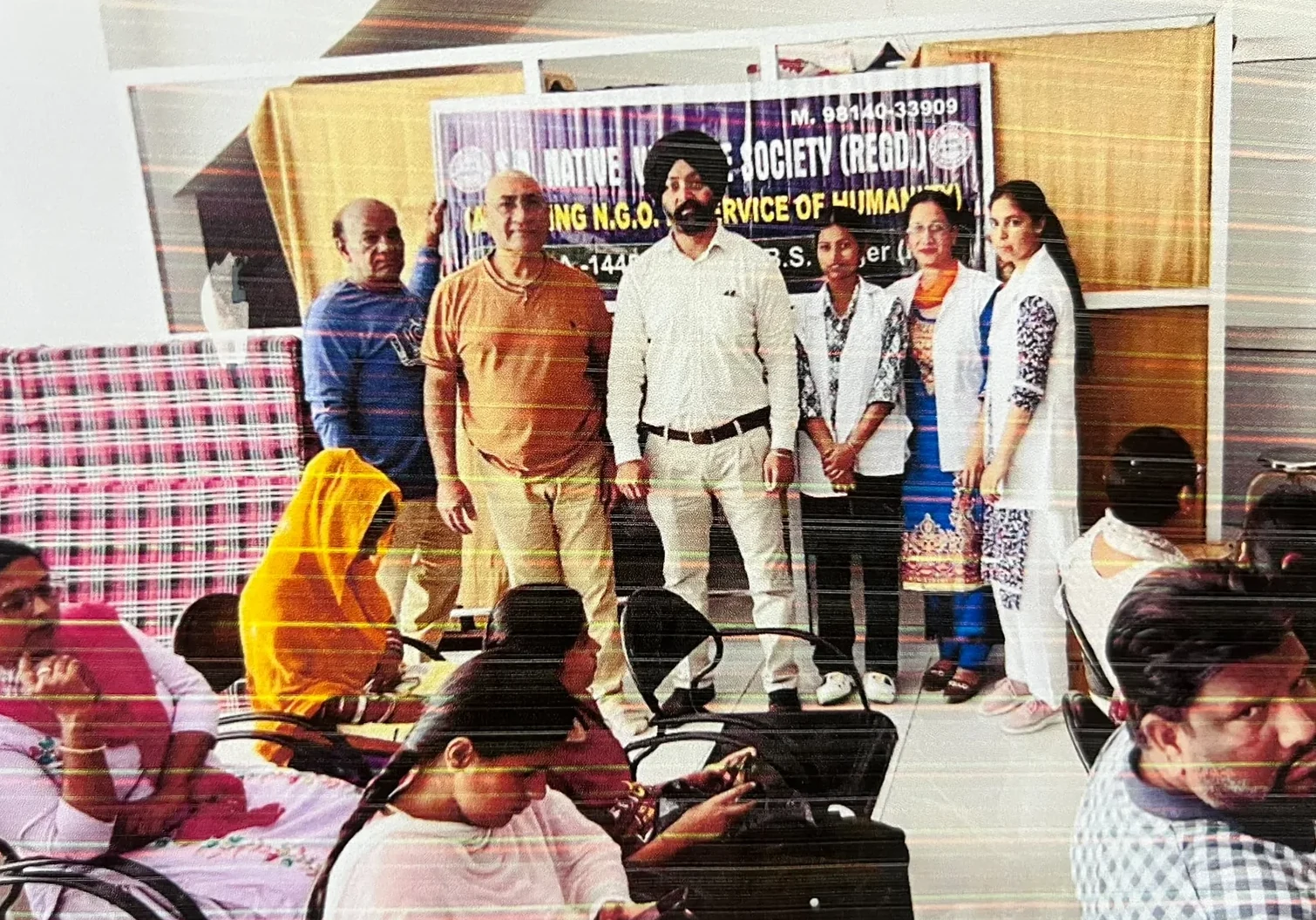 Medical camp and community awareness stage
